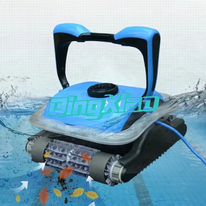 Intelligent Fully Automatic Pool Cleaner Robot Wall-Climbing Underwater Vacuum Equipment For Pool Bottom Stain Cleaning