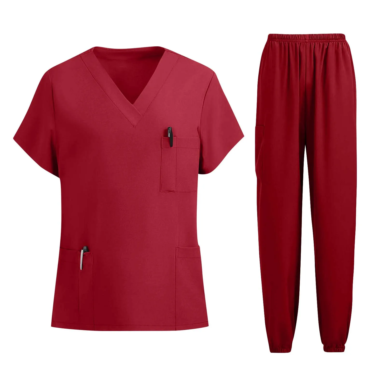 Hospital Accessories Clinical Tops Pants Work Clothes Set Works Nurses Uniform Clinical Scrubs Set