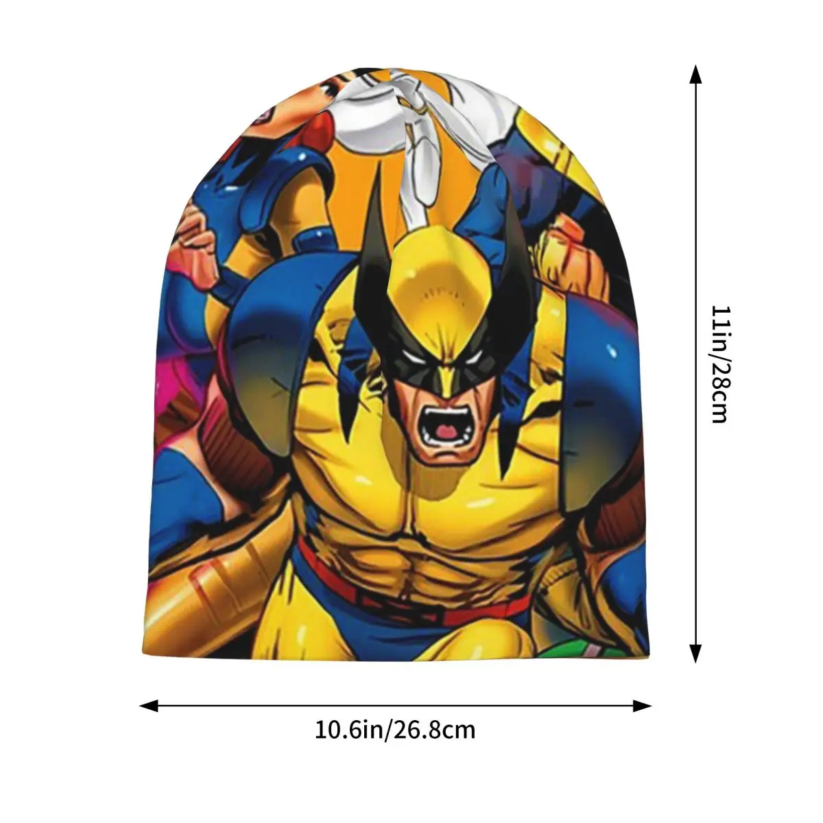 Wolverine X-23 Superhero Warm Knitted Cap Hip Hop Bonnet Hat Autumn Winter Outdoor Beanies Hats for Unisex Adult