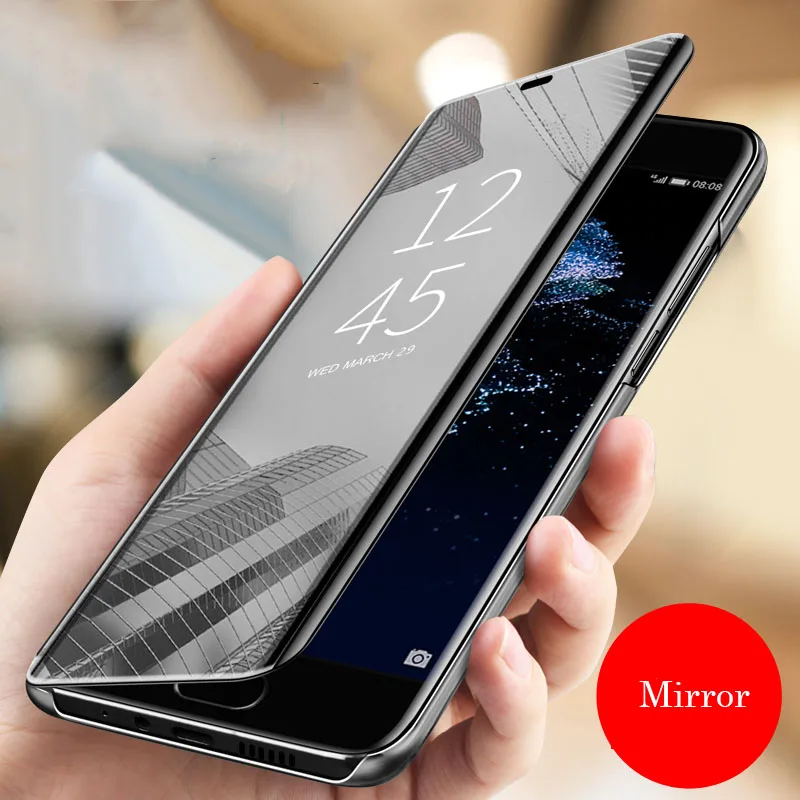 Mirror Filp CYTANH Case For Samsung Galaxy A30 A20 A10 A40 A50 A70 A20e Smart Mirror Book Cover For Samsung A 10 30 40 50 70 20