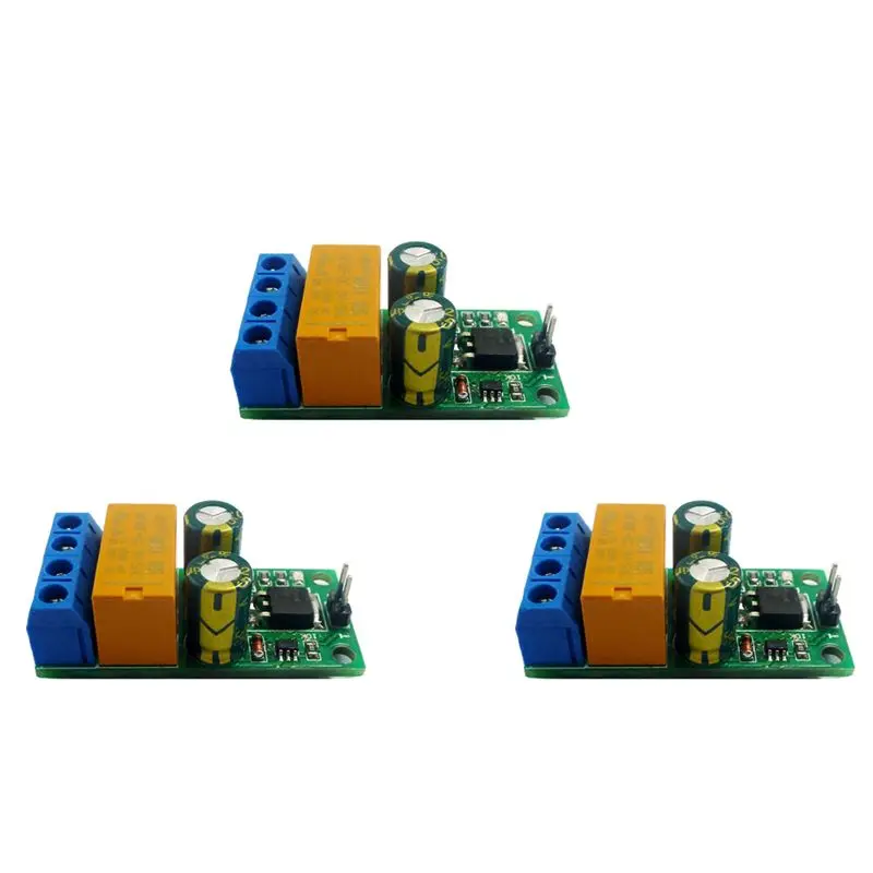 B62B-3X DC6-24V 2A Self-Locking Bistable Reverse Polarity Controller Relay Module DR55B01 Motor Forward/Reverse Controller