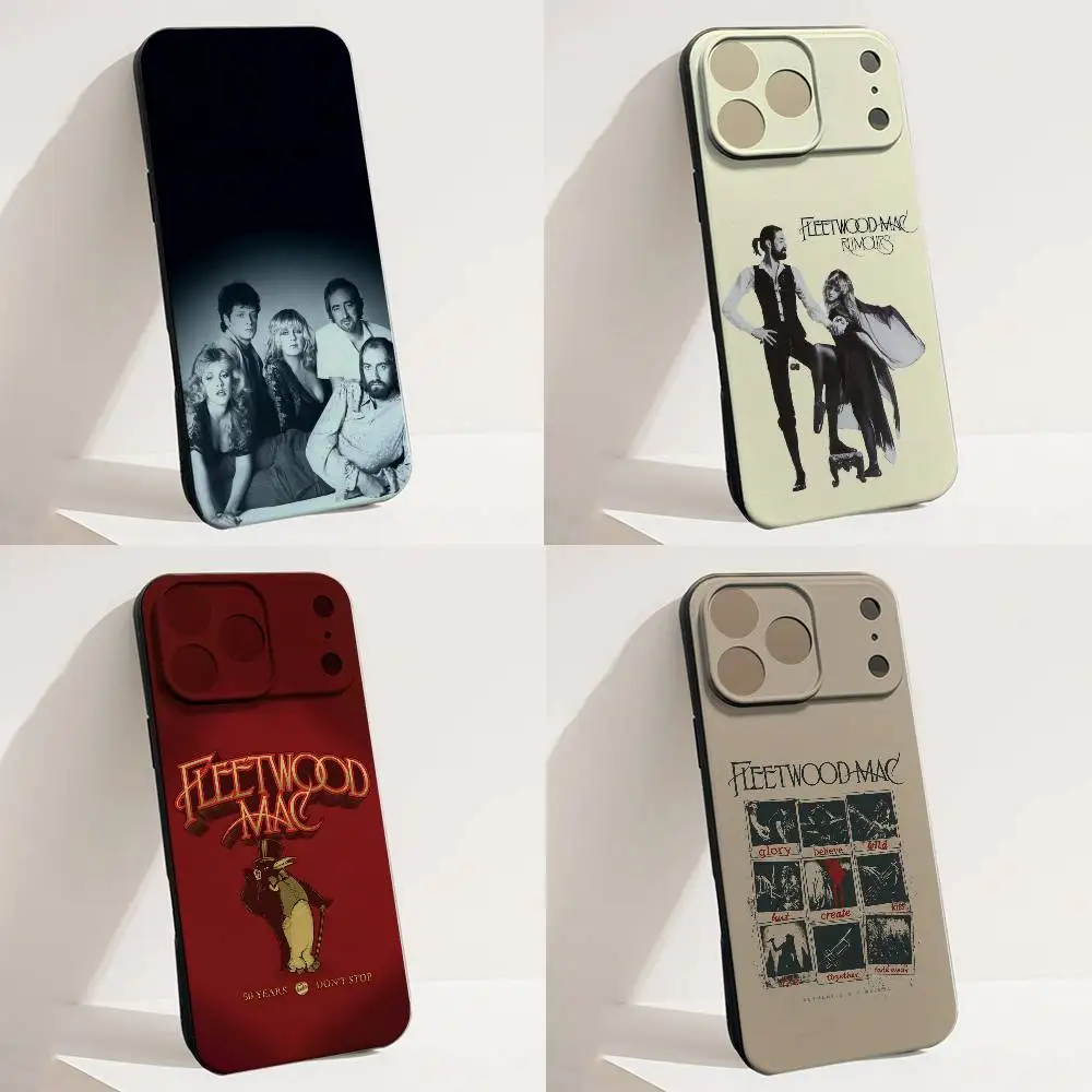 

F-Fleetwood Mac Rumours Phone Case For iPhone 17,16,15,14,13,12,11,X,XS,8,7,Pro,Max,Plus,E,SE4,Air,Mini Black Funda Shell