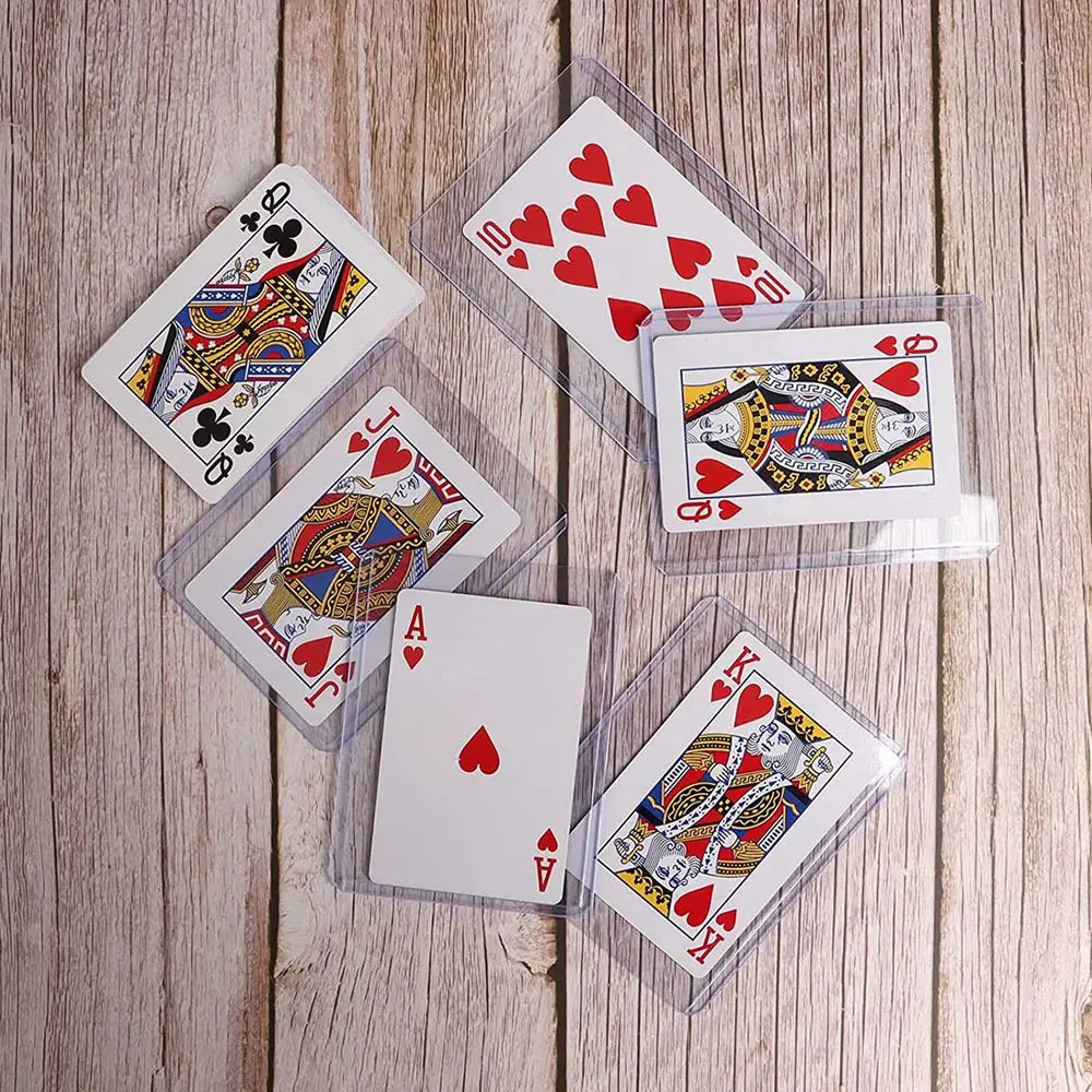 60 Pieces Toploader Card Sleeves Trading Card Holder Topload Card Holder Protective Sleeves Holder for Baseball Card