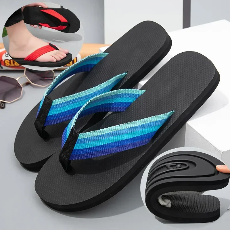 ซ่อนอวัยวะเพศชาย Flops Spread Hap-Penis Quick-DRY Flip Flops ล้อเลียนอวัยวะเพศชายรองเท้าแตะชายหาด Flip Flops ฤดูร้อนสบายรองเท้าแตะกันลื่น