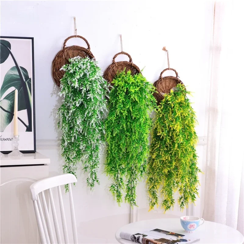 75cm Malt Grass Wall Hanging Artificial Flower Indoor and Outdoor Home Decoration Plant Artificial Flower Rattan