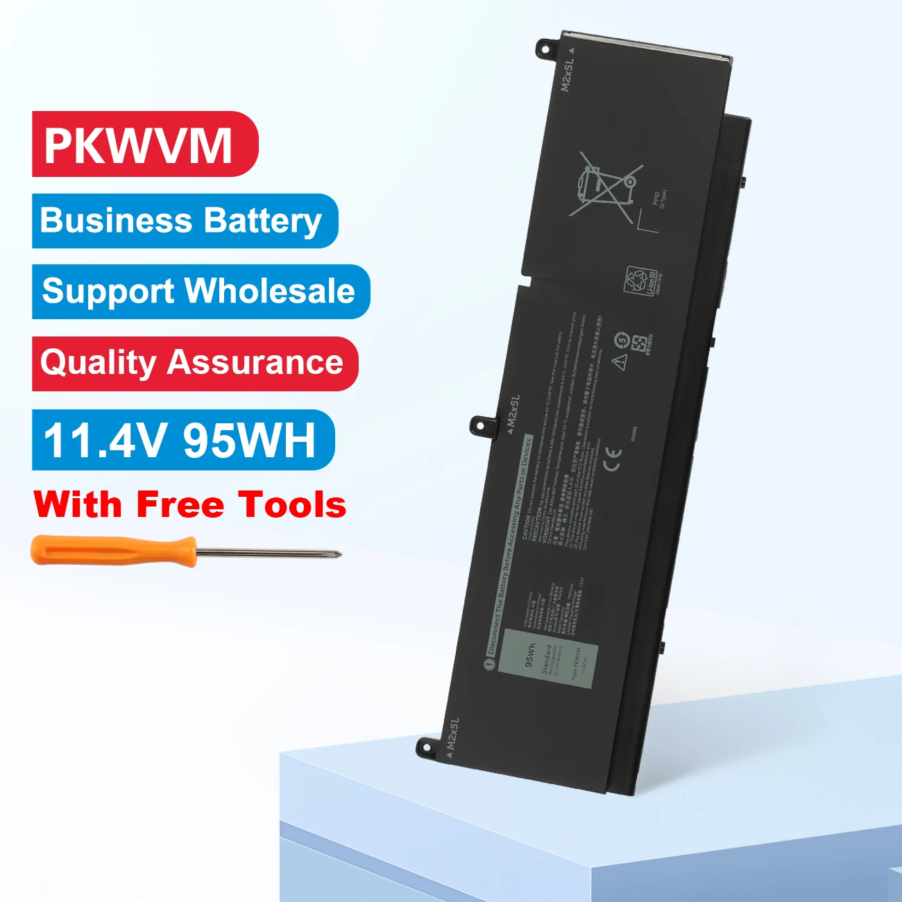 

KingSener 95WH PKWVM L aptop Battery For DELL Precision 7550 7560 7750 7760 Series P44E P93F C903V CR72X 17C06 0CR72X