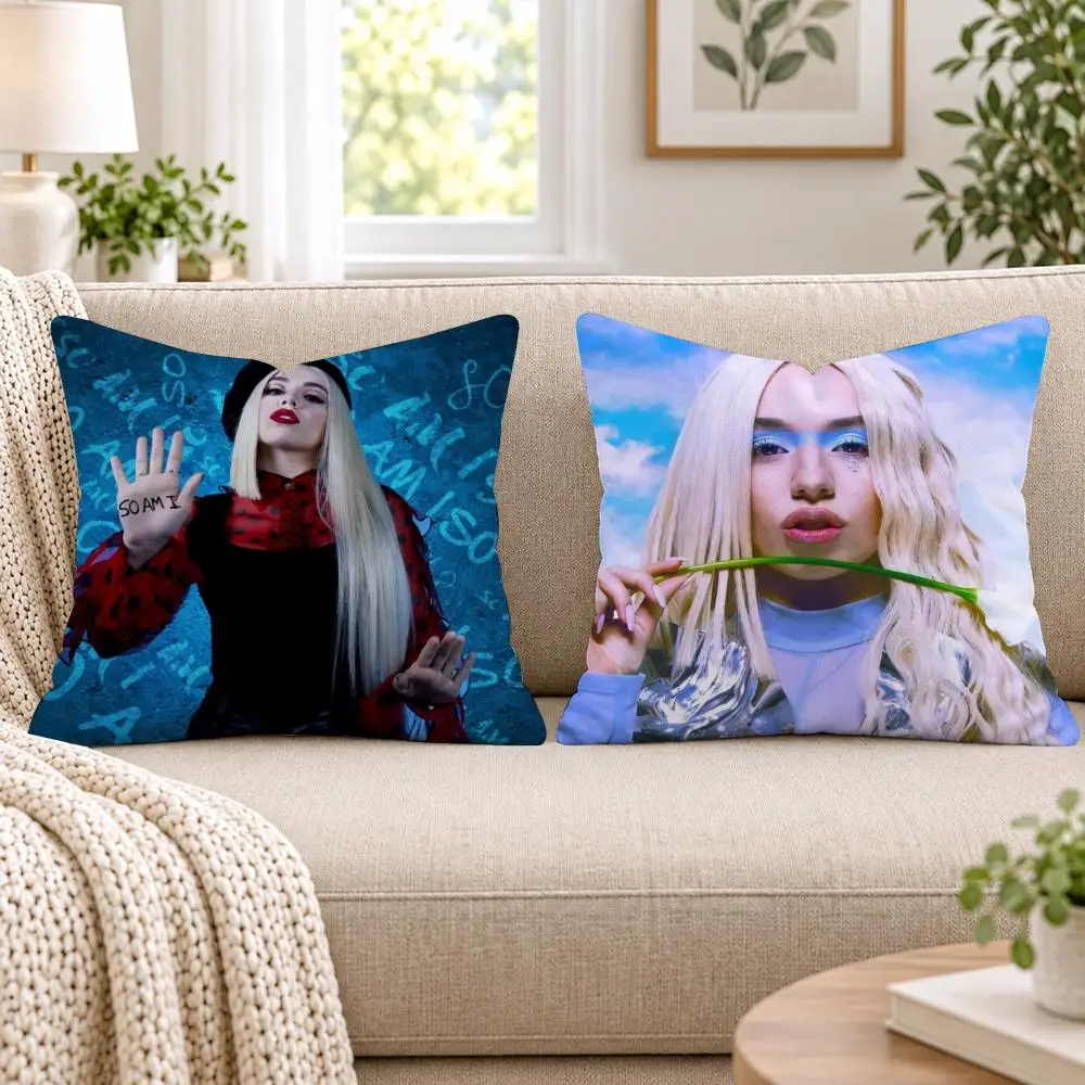 Singer A-Ava M-Max Cushion Cover Short Plush Double-Sided Printing Sofa Bedroom Living Room Throw Pillow Cover Home Decor