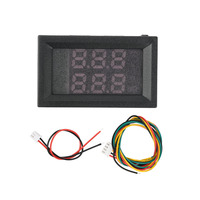 DC 4-12V VR452 Internal Resistance Tester 0.56-inch Dual Digital Battery Voltage Internal Resistance Tester Red Blue Display