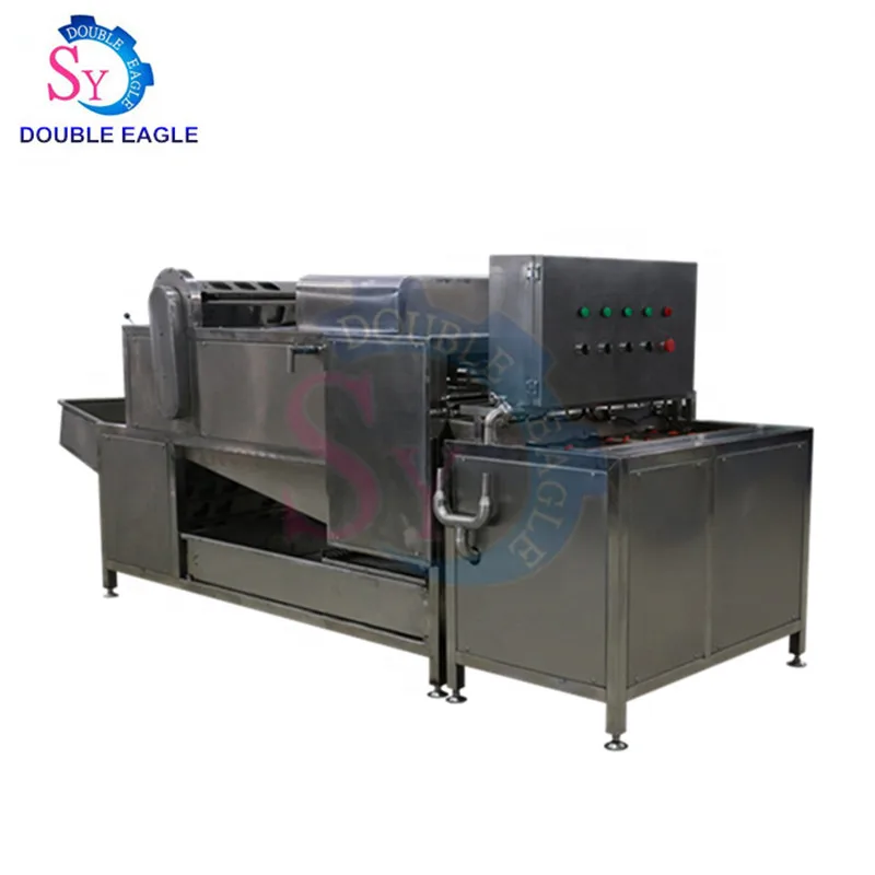 Máquina peladora de piel de huevo hervido de alto rendimiento, pelador de cáscara de huevo de gallina cocida, equipo de procesamiento de descascarado, 10000 Uds./H