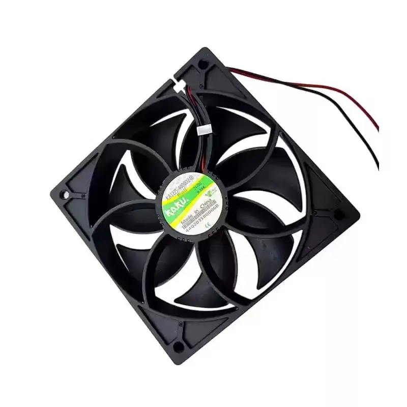 Original FOR KAKU KA1225-4000D24B 24V 0.39A 12025 120mm 2Pin Dual Ball Bearing Industrial Control Cabinet Chassis Cooling Fan