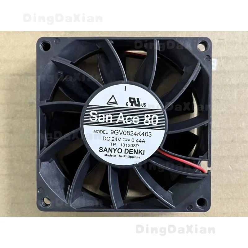 

Вентилятор охлаждения для инверторного оборудования SANYO 8CM 9GV0824K403 24V 0.44A, 1 шт.