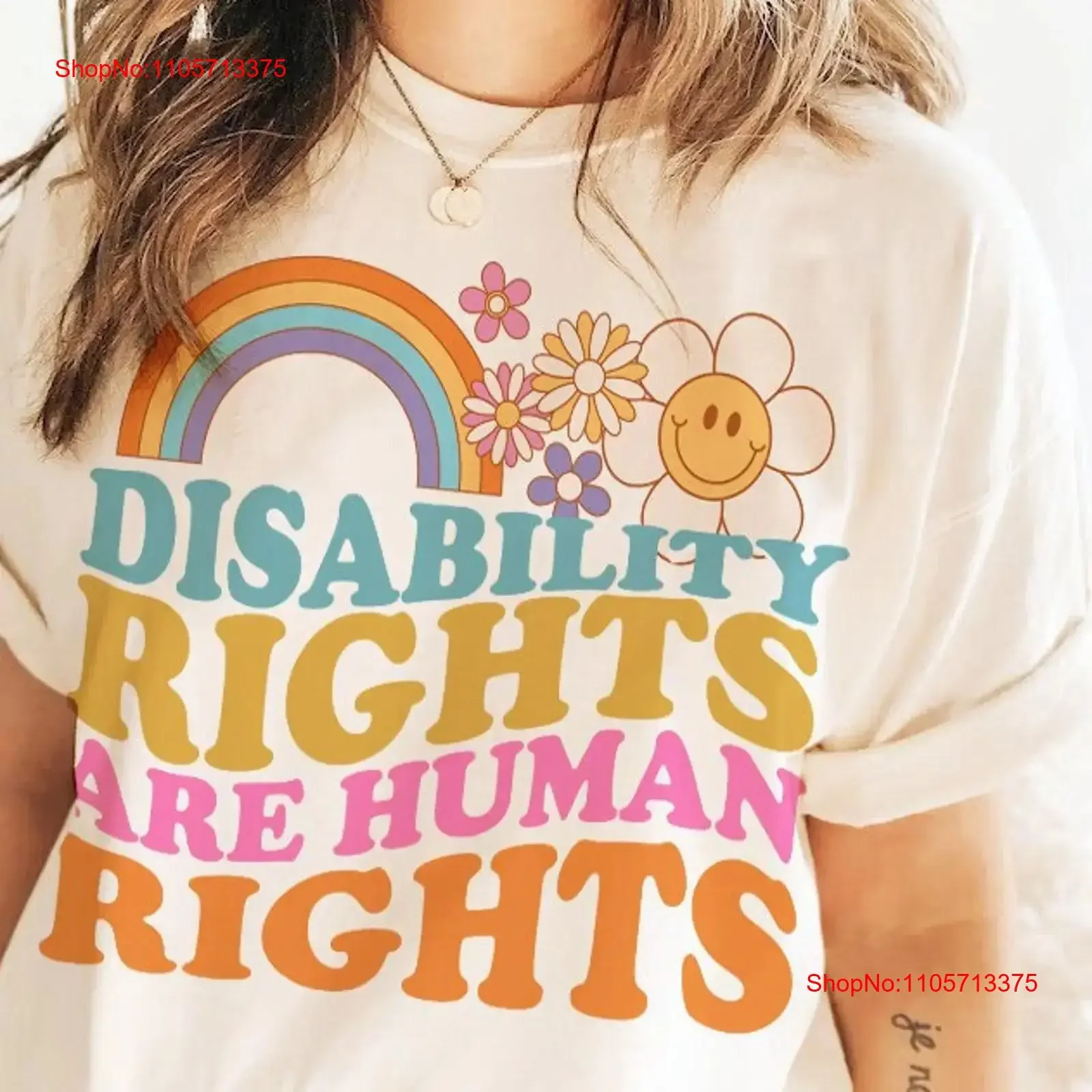 Disability rights are human shirt pride hidden invisible illness disabled not bad word spoonie vintage Washed Unisex Casual