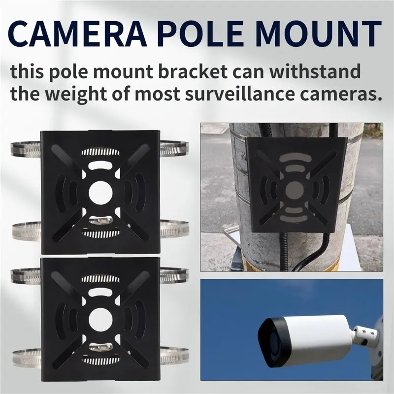 Universal Vertical Pole Mount Camera Bracket Wall Mounting Bracket For CCTV Security Camera PTZ Dome