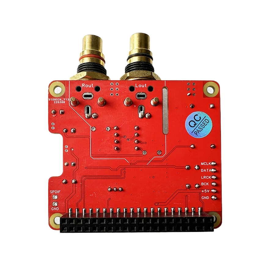 Placa decodificadora de expansión ES9018K2M Raspberry Pi I2S DAC tarjeta de sonido de Audio Digital 4580D OP AMP para Raspberry Pi 4B 3B 3B + 2B +
