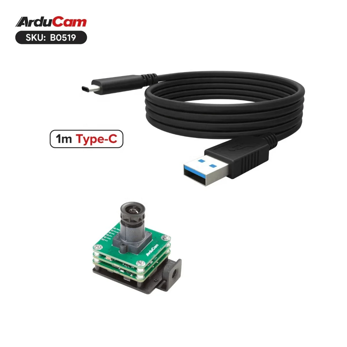 Arducam 20MP AR2020 Color USB 3.0 USB UVC Camera HD Video Imaging for Robot Machine Vision Video Conferencing Iris Recognition