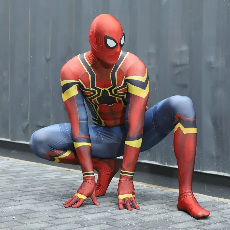 

FC62020 Anime Cosplay Iron Super Hero Cosplay Halloween Costume for Adult Children Suit spandex Zentai Cosplay Bodysuit@FC8！