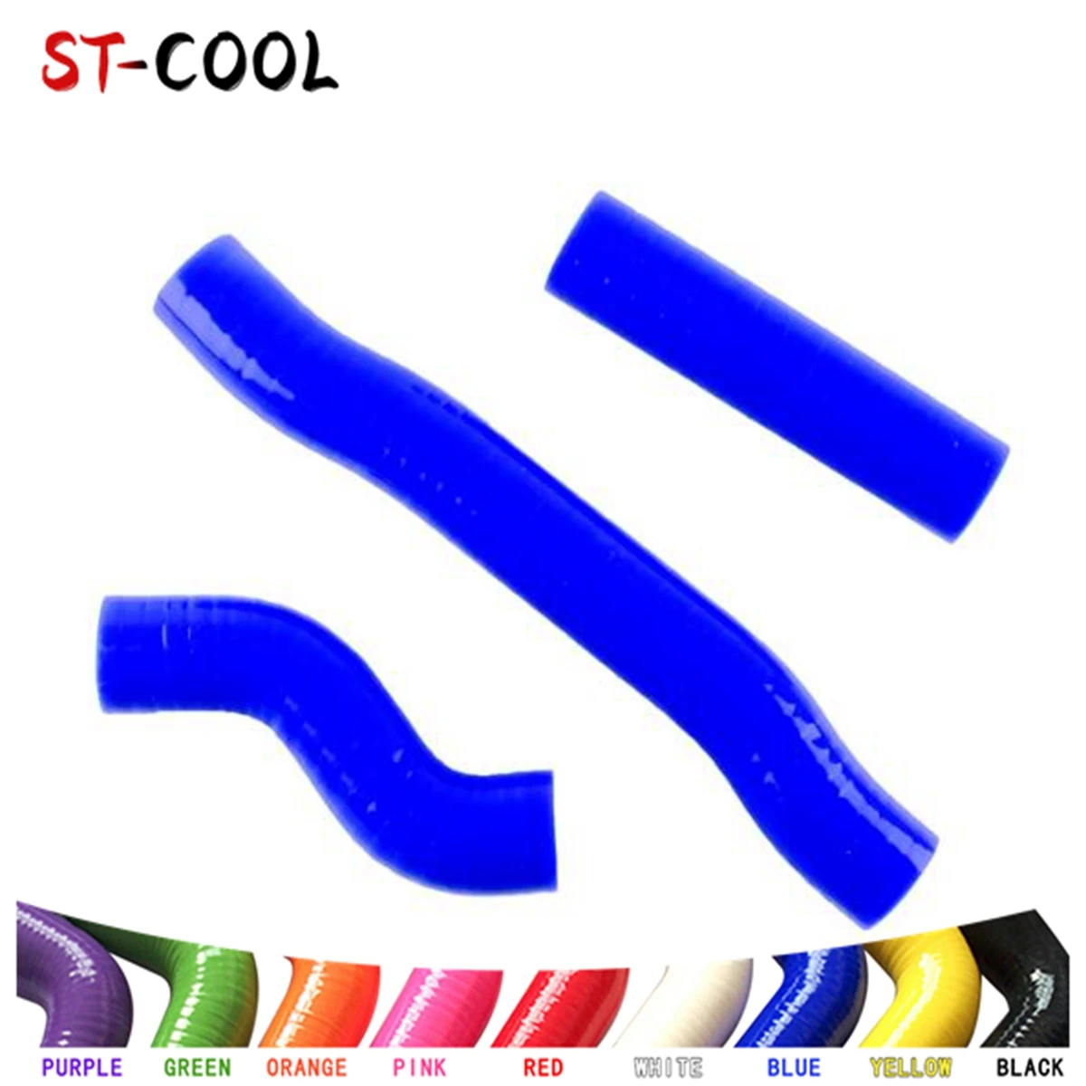 For Husqvarna TE 250 300 TC SX XC XCW 2017 2018 2019 TE250 TE300 Coolant Hose Kit Silicone Tubes 3Pcs 10 Colors