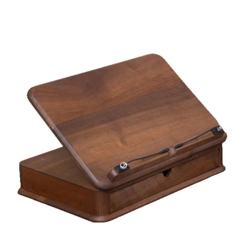 

North American black walnut solid wood student desktop reading multi-functional