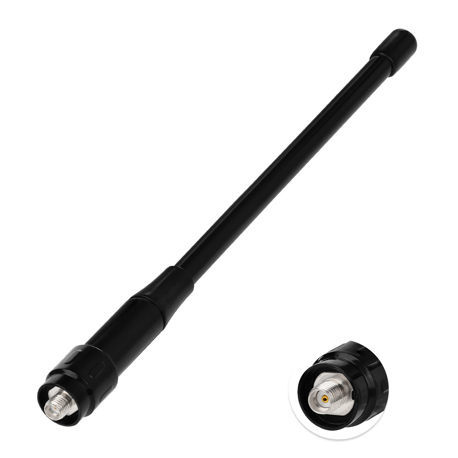 Superbat SMA Female 2.15 dBi UV Dual Band 136-174/400-470MHz fiberglass Antenna for Baofeng UV-5R BF-F8HP 888S Retevis RT-5R RT