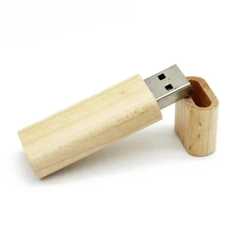 SHANDIAN USB 3.0 1PCS free logo Wooden usb flash drive memory Stick bamboo wood pen drive 4gb 16gb 32GB 64GB U disk wedding gift