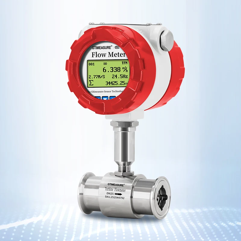 

Water Flow Meter Turbine Flow Meter With LCD Display High Accuracy Digital For Diesel Fuel