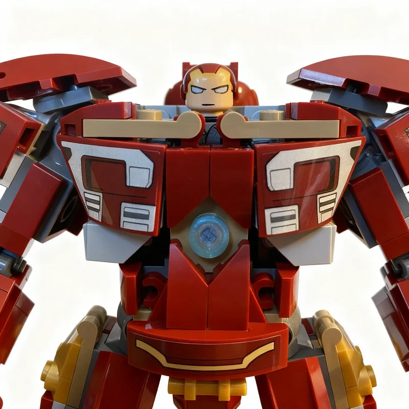 253pcs MOC Heroes Marvelled The Infinity Saga Rescaled Hulkbuster Mk 2 Model Building Blocks Festival Gift Architecture Toy view 3