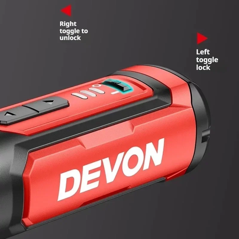 DEVON 5617 Cordless Rechargeable Electric Screwdriver, Hex‑Bit Handheld Power Screw Driver for Household Use