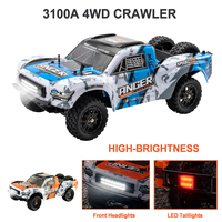 1/16 Short Pickup RC Car 4x4 Off-Road Crawler 45km/h High Speed Brushless Electric Climbing Vehicle Toys for Children 3100A