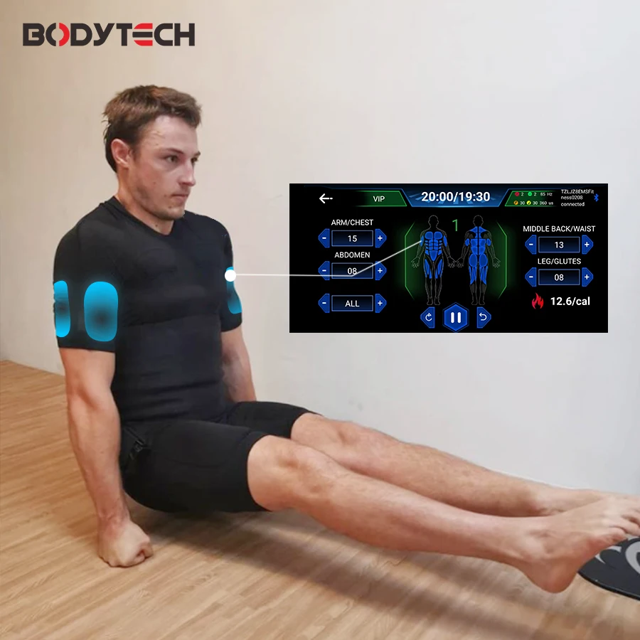 

Latest Waterless System ems training equipment all body fitness suit Without Needing for Undergarments