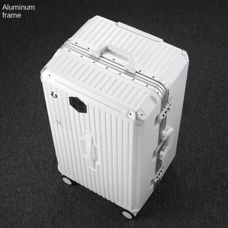 Large Size Suitcase with Five Wheels Brake Luggage Carrier 30 Inch PC Material Cabin Trip Suitcase TSA Lock 22/26/34 Inches