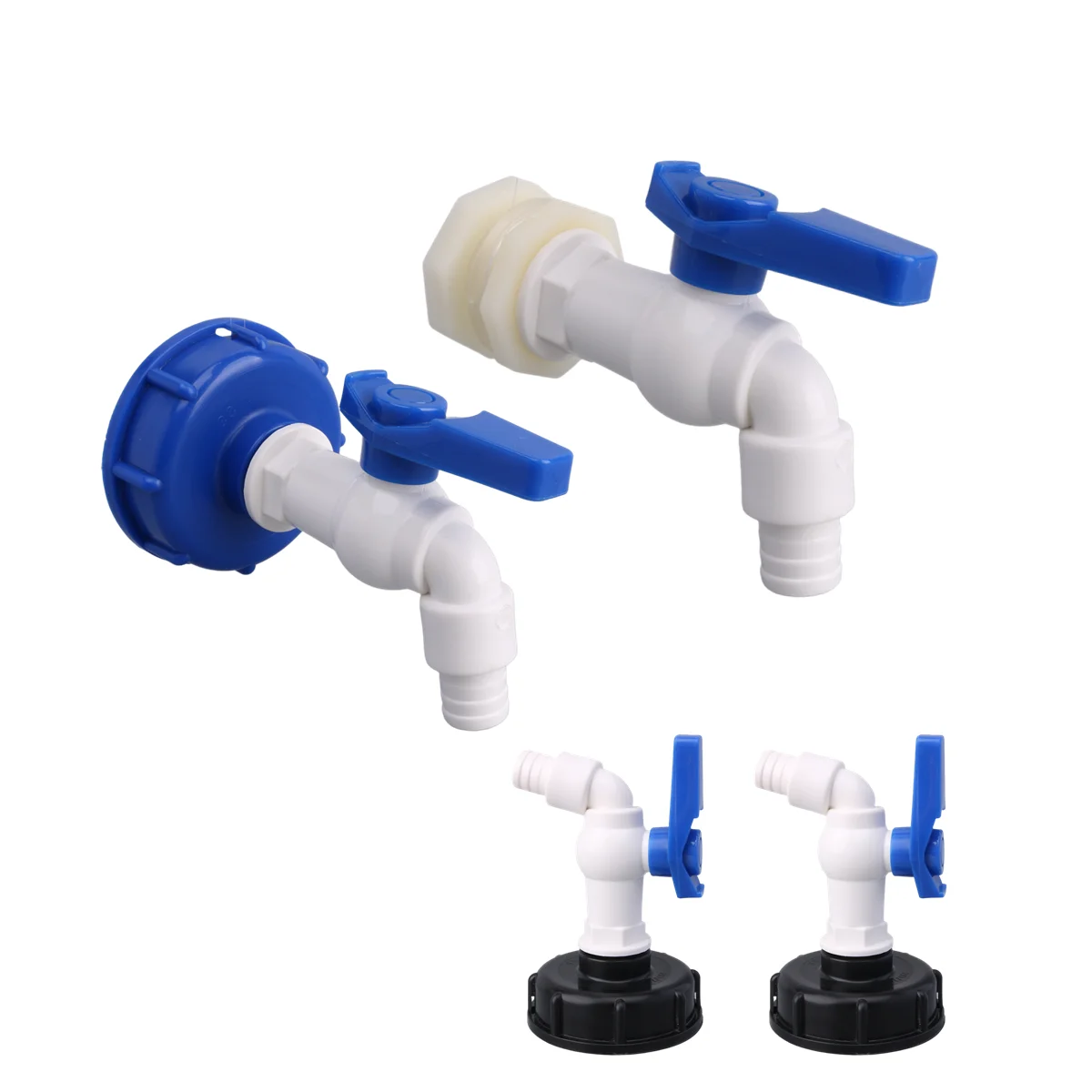 Adaptador de grifo para tanque, válvula S60X6 de rosca gruesa, accesorios de conexión rápida para jardín, reemplazo de grifo para tanques de agua