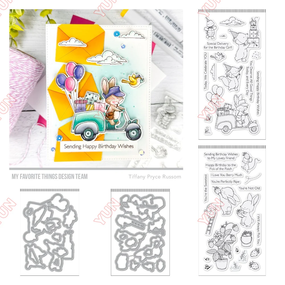 Scegli la patch Consegna speciale Francobolli in silicone Taglio Die Goffratura Creazione Scrapbooking Decor Carte Carte Artigianato 2024 Nuovi stampi