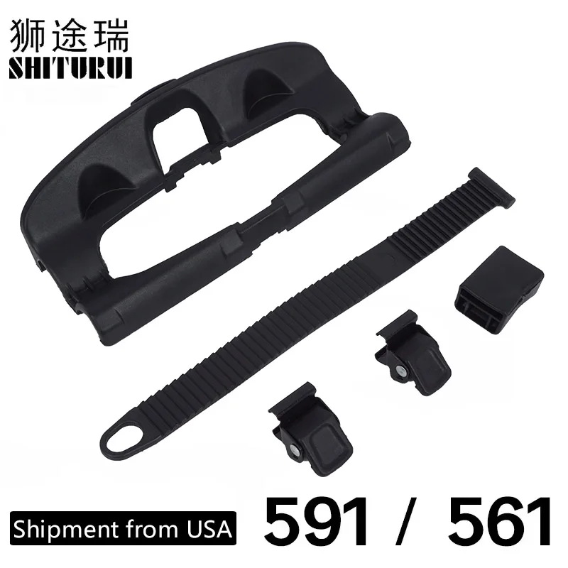 For Thule ProRide 591 OutRide 561 Wheel Holder with Strap And Rim Protector for Roof Mounted Bicycle Carriers