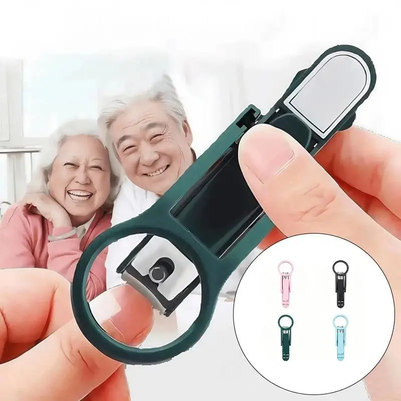 Creative Magnifying Glass Nail Clippers Anti Splash Nail Clippers Individually Fitted Nail Clippers