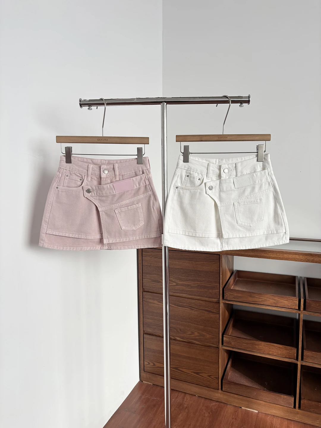 American Retro High Waist Denim  Skirt Women's Summer 2026 New Style Slimming Commuter Versatile A-Line Skirt