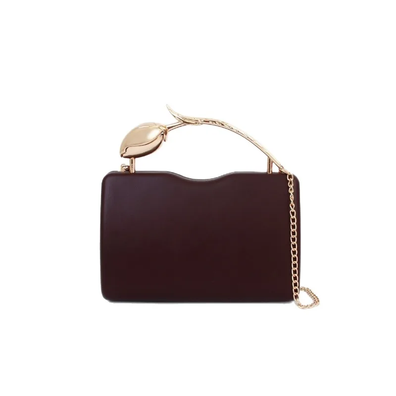 

Сумка-клатч из искусственной кожи, розовая золотая металлическая ручка, вечерняя сумка для вечеринки, свадьбы, банкета, подарок на день Святого Валентина Sacs À Main