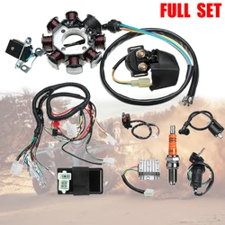 Full Set Beach ATV Wiring Harness Kit For ATV QUAD 150/200/250CC Car Truck Accessories Electric Wiring Harness Wire Loom Stator