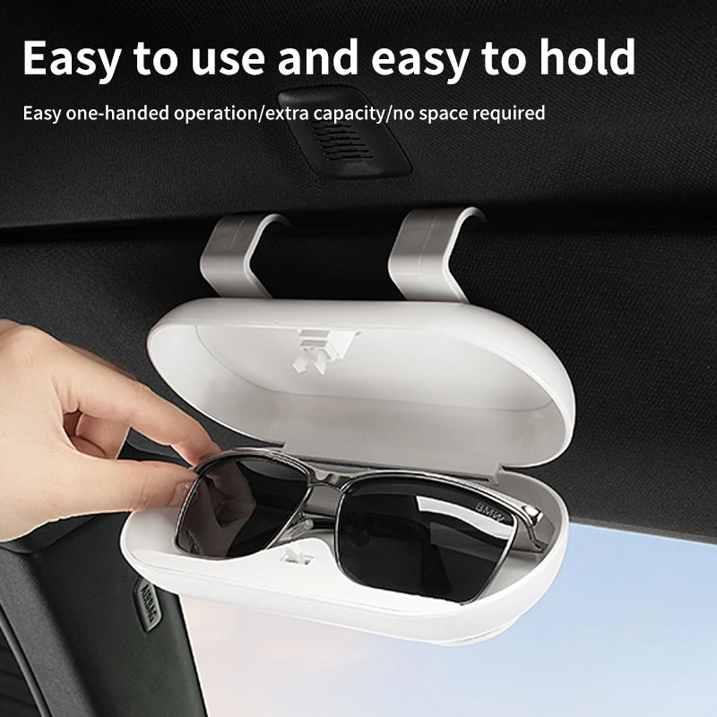 Car Glasses Case Holder Sun Visor Sunglasses Box Hanger Glasses Clip For Volkswagen VW Golf 4 6 GTI Tiguan B5 B6 B7 MK5 MK6 Polo