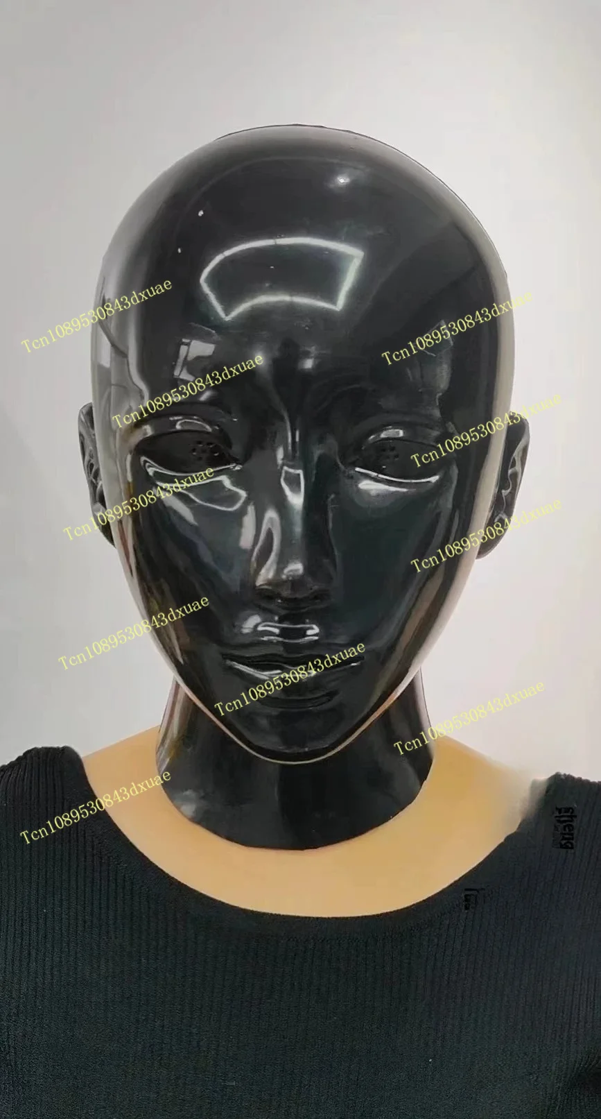 Naran cosplay baby face hood animation mask latex clothes robot skin customization