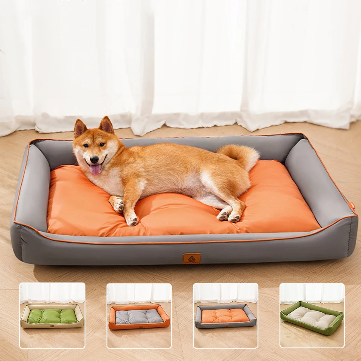 Großes Hundebett Wasserdichtes Hundebett für Große Hunde Sommer-Kühlbett für Katzen Weiche Schlafmatte für Haustiere Ganzjahres-Welpenmatte für Chihuahua