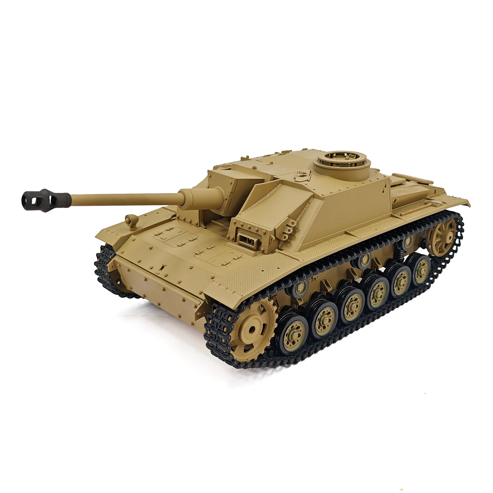 1/16 réservoir télécommandé Henglong 3868 pistolet d'assaut électrique télécommande allemande pistolet d'assaut électrique RC modèle de réservoir jouet