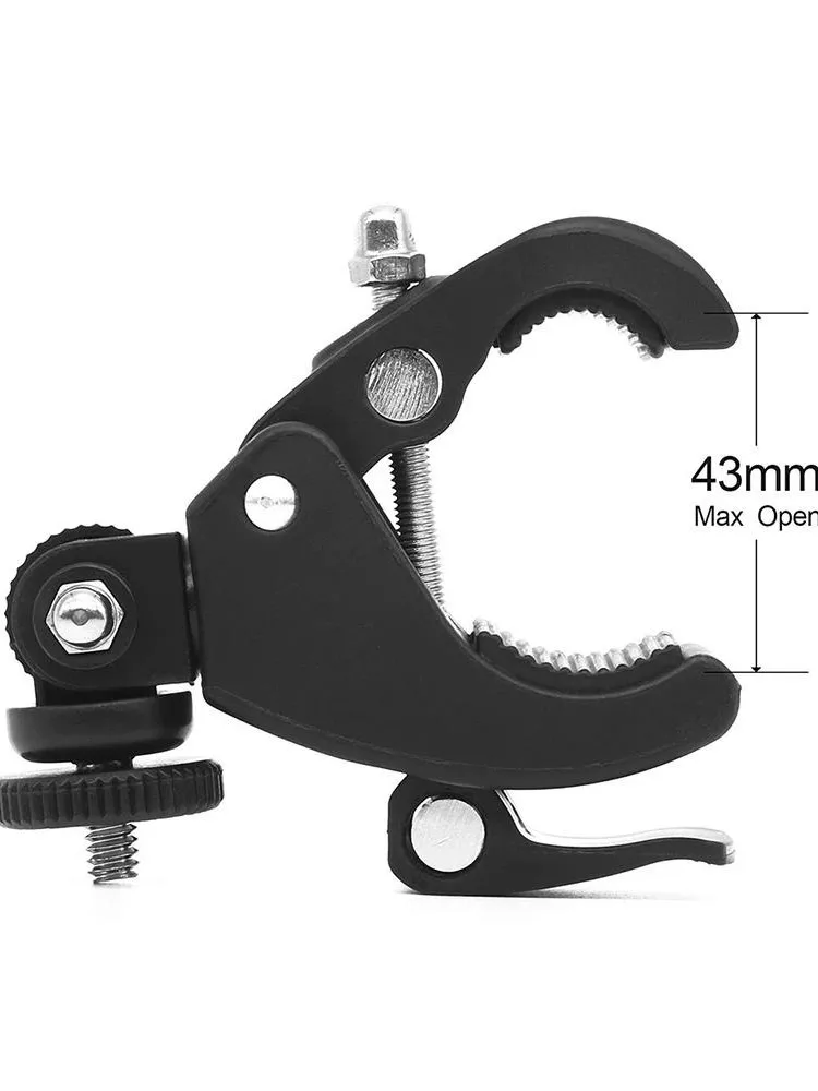 AliExpress NONE Universal 360 Degree Rotating 1/4 Camera DV Bike Bicycle Handlebar Clamp Bracket Tripod Mount Screw Clip For Sport Camera GoPro