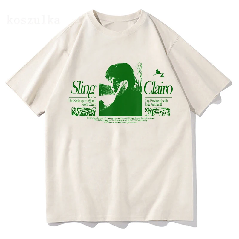 Clairo Merch Charm Bunny 2024 Tshirt Funny Men/Women Clothing Harajuku Summer Tops Unisex Vintage 100% Cotton Graphic T Shirts