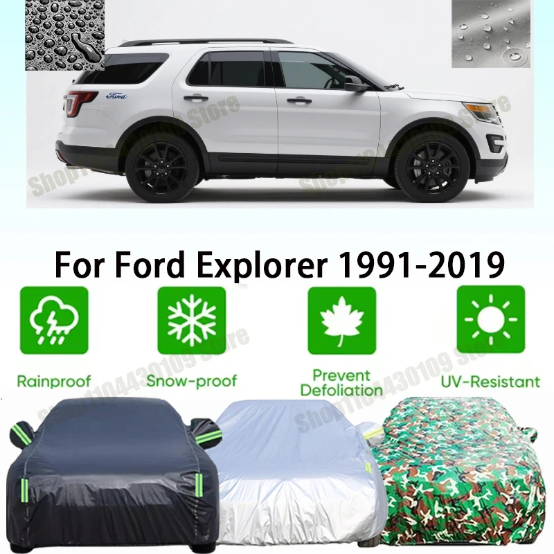 

Водонепроницаемый чехол для автомобиля Ford Explorer 1991-2019, всепогодная защита от солнца и непогоды, для использования на улице