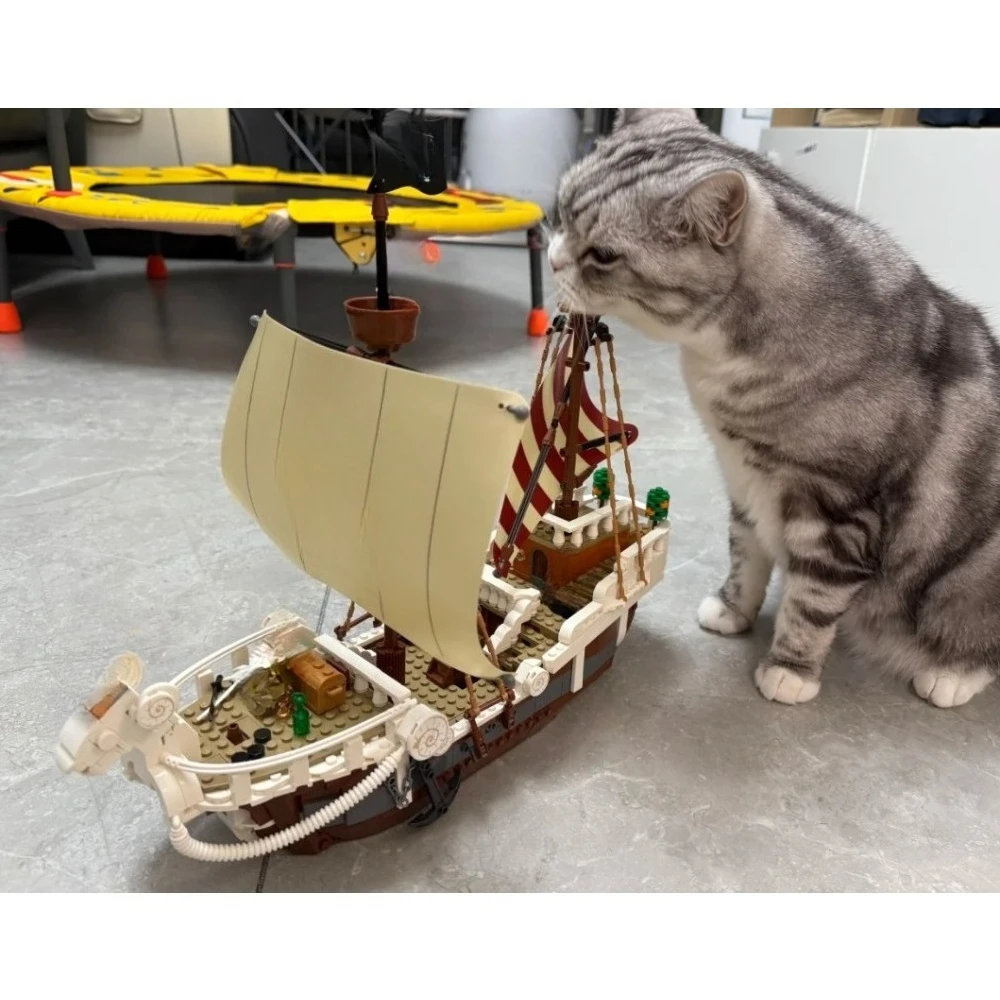 Conjuntos de blocos de construção de modelo de navio de aventura MINISO compatíveis com partículas Legoed adequadas para presentes de Natal 75639