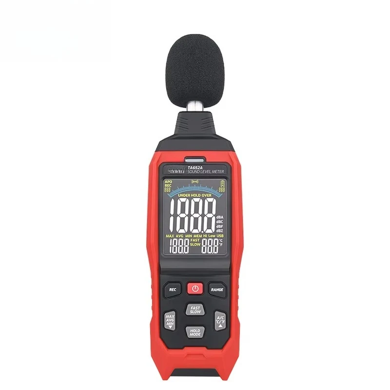 

Professional digital acoustic meter intelligent handheld noise tester with volume sensor