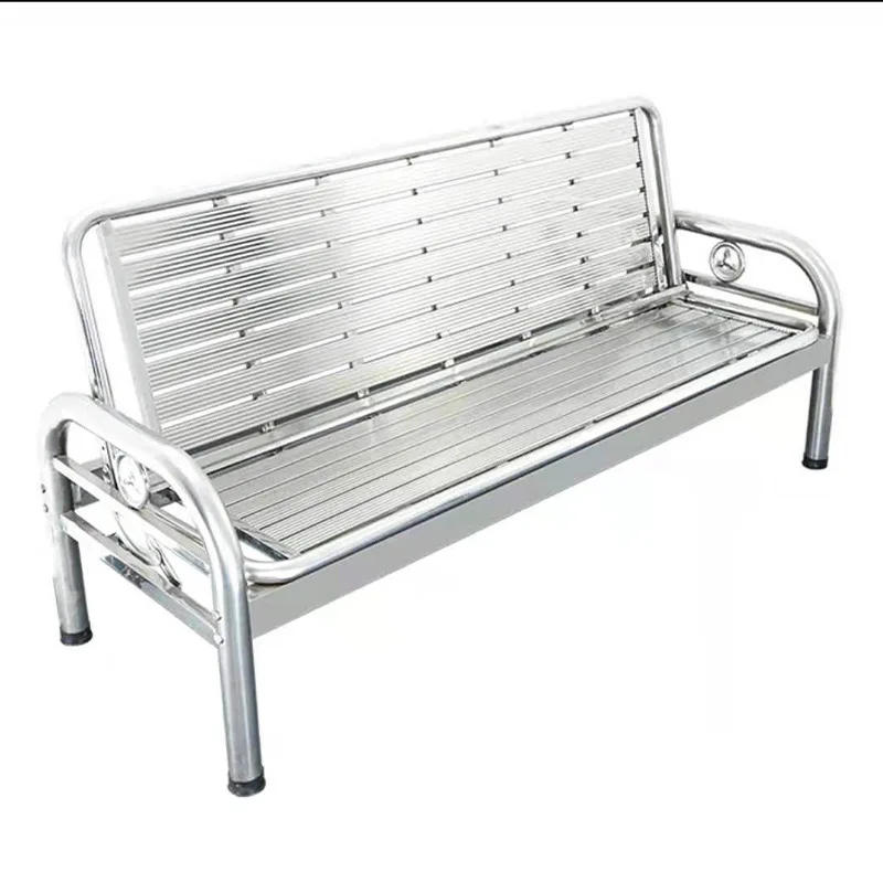 

Stainless steel folding sofa bed home multifunctional office simple recliner folding bed lunch break