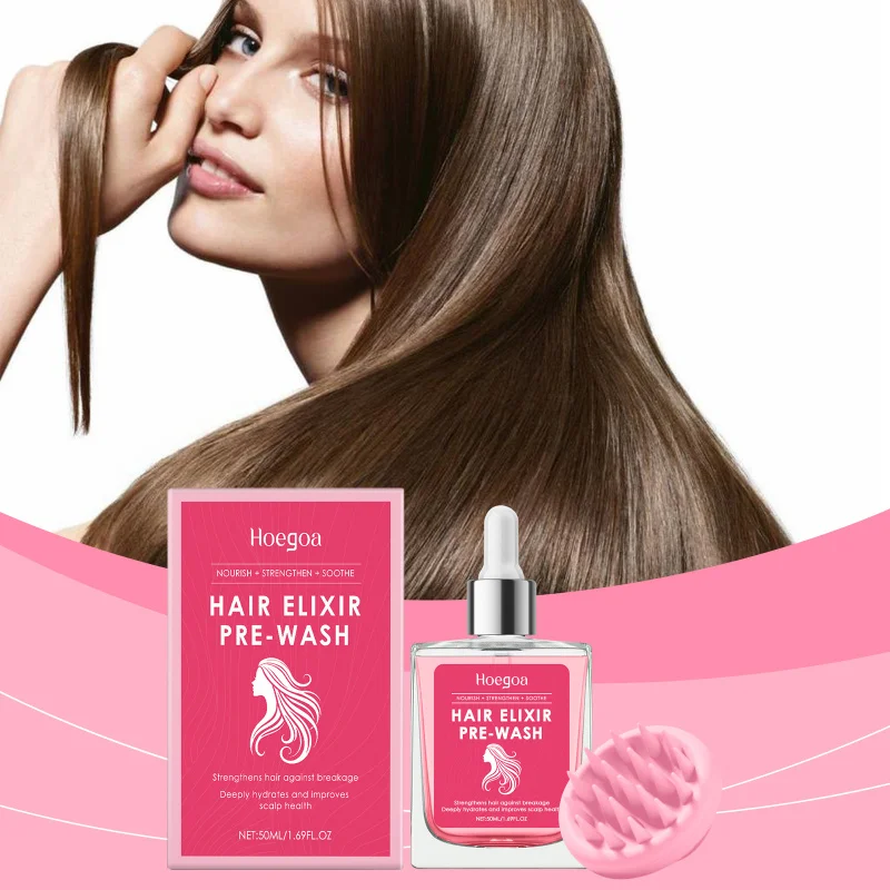 

Batana Hair Elixir - Nourishing Serum With Scalp Massager To Help Strengthen & Smooth Dry Damaged Hair For Healthy Shine