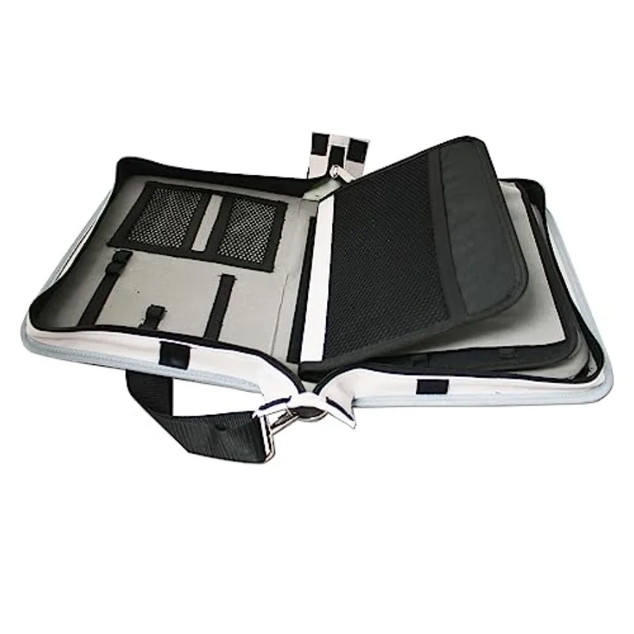 Voyager Work Board Case Storage and Organizer for Jewelry Making Travel Case with Shoulder Strap. Beads Tubes Pliers Etc. are n