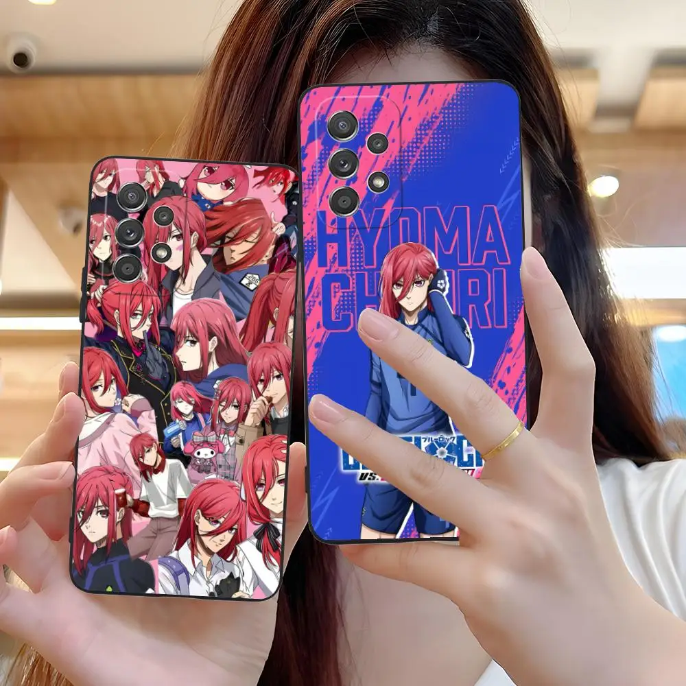 Blue Lock Chigiri Hyoma Handyhülle für Samsung Galaxy M55 54 42 35 34 33 32 23 22 15 14 13 12 F55 5G Weiche TPU Stoßfeste Schutzhülle
